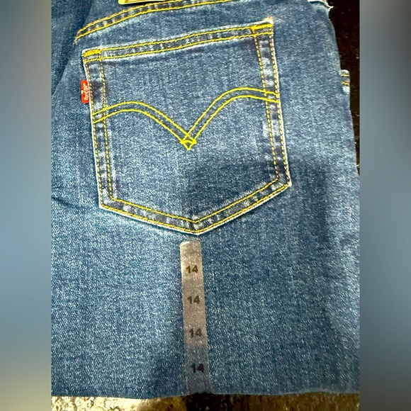 Levi’s 501 Original Skinny Jeans – Big Girls Size 14 – Adjustable Waistband NWT - Picture 9 of 16